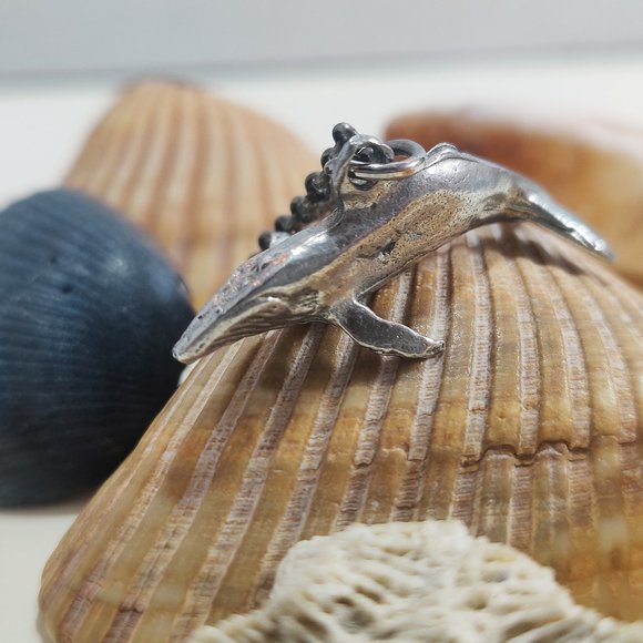 Humpback Whale Silver Necklace - Picture 4 of 6